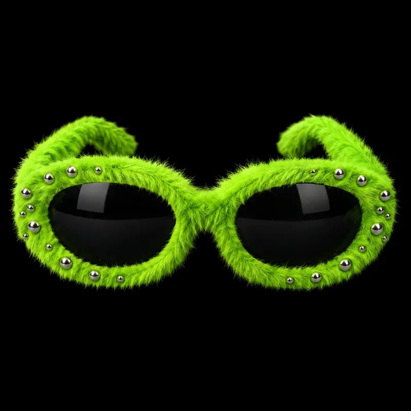 Furry Lime Punk 3D Objects