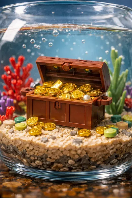 Macro Lego Underwater Displays
