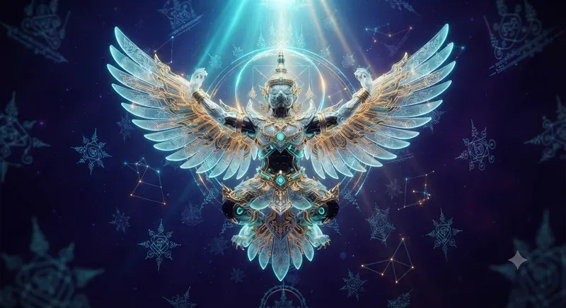 Neothai Garuda Higher Self Surreal Art