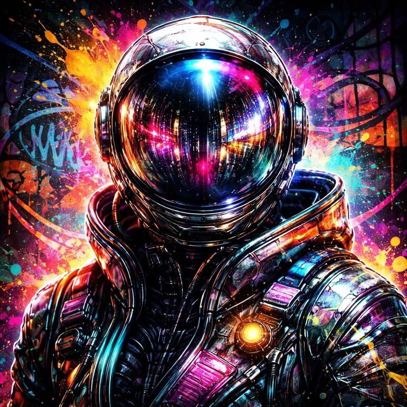 Neon Street Art Fashion Portrait Packs