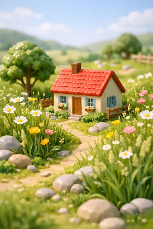 Plastic Bucolic Scenes