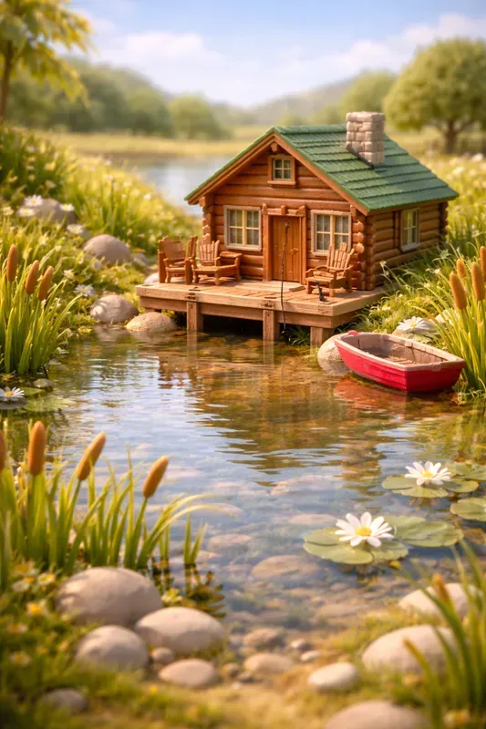 Plastic Bucolic Scenes