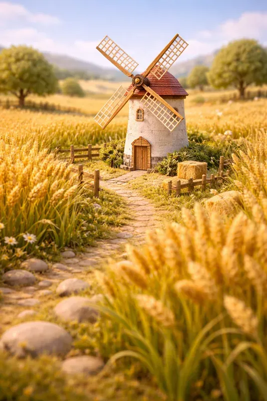 Plastic Bucolic Scenes