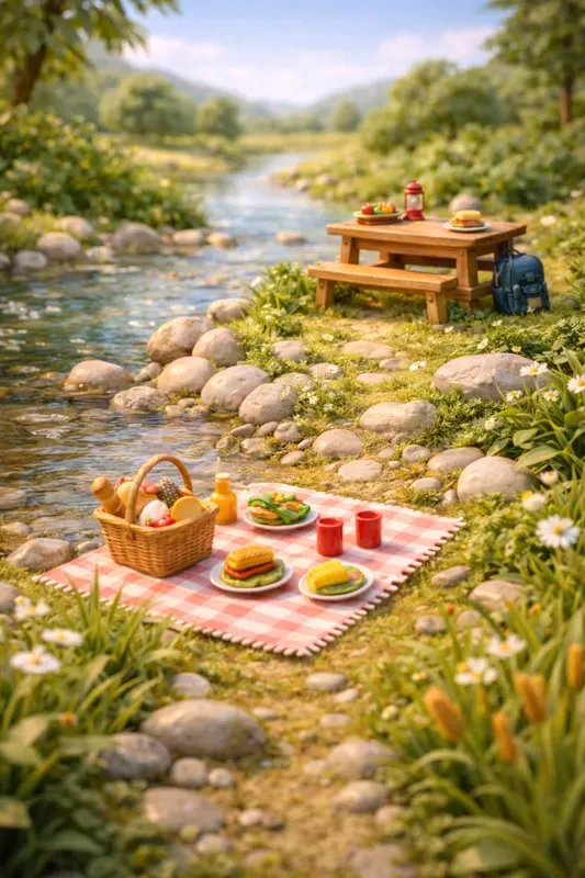 Plastic Bucolic Scenes