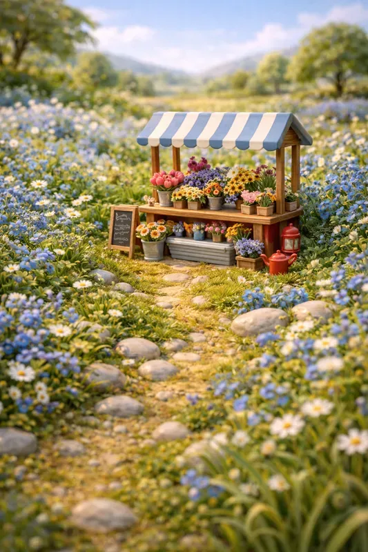 Plastic Bucolic Scenes