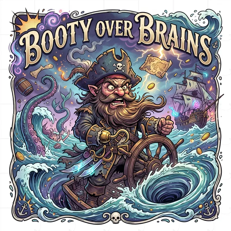 Funny Fantasy Gnome Tshirt Art