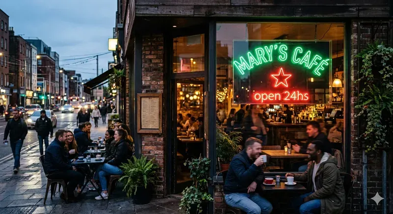 Neon Sign Coffee Shops