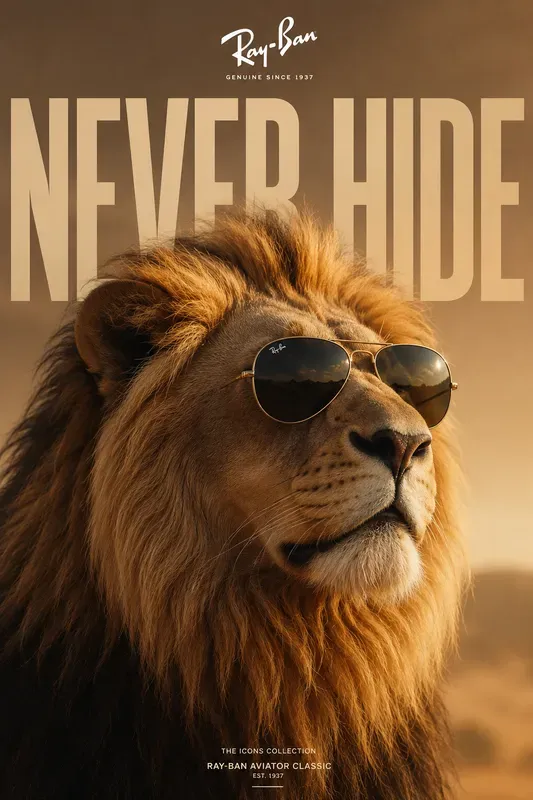 Surreal Animal Brand Advertisement Generatives