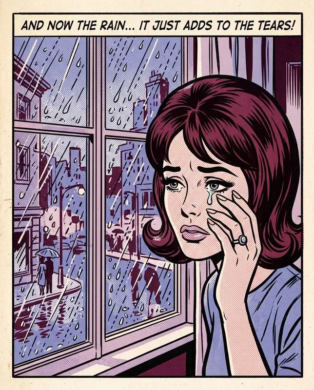 Vintage Pop Art Comic Illustrations