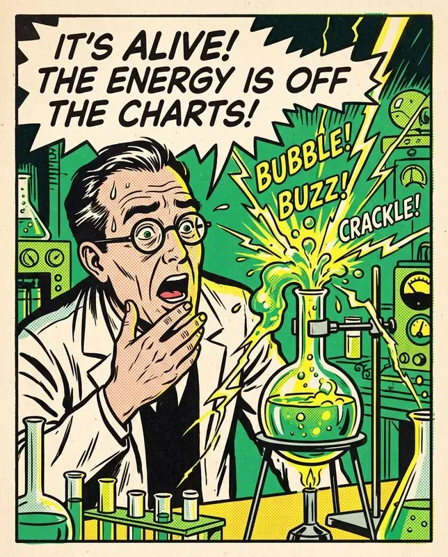 Vintage Pop Art Comic Illustrations