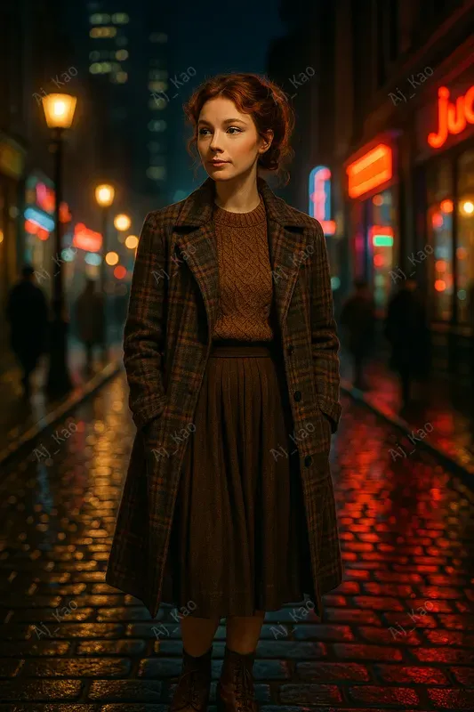 Realistic Urban Portraits At Night