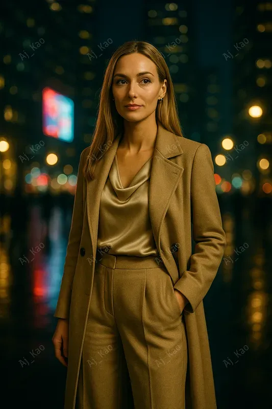 Realistic Urban Portraits At Night
