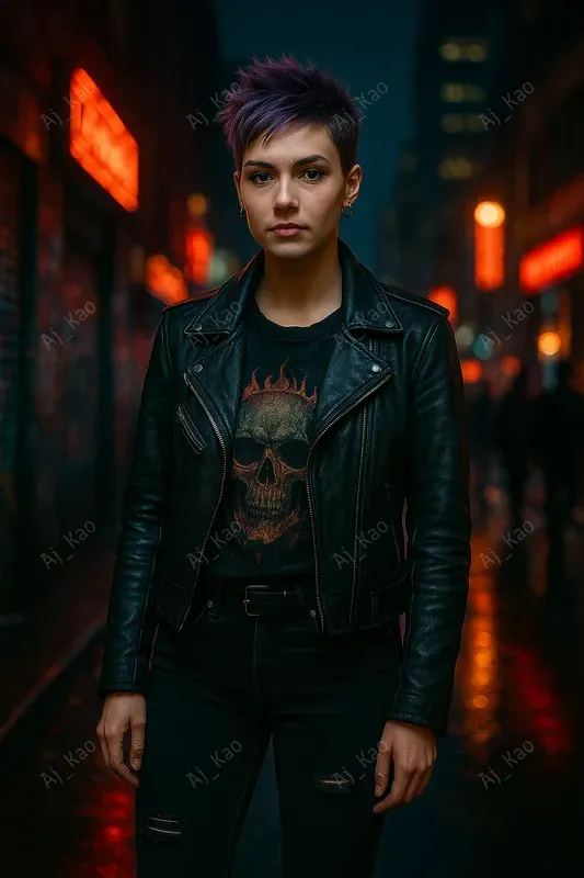 Realistic Urban Portraits At Night