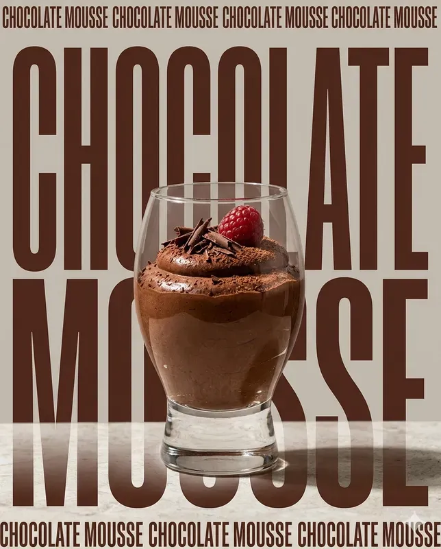 Bold Typography Food Poster Generator