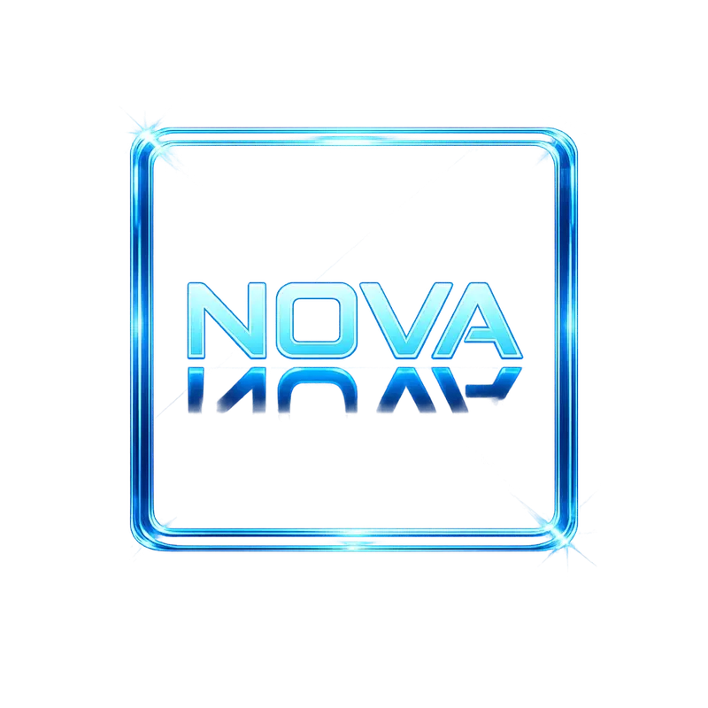 Neon Glass Logo Badge Generator