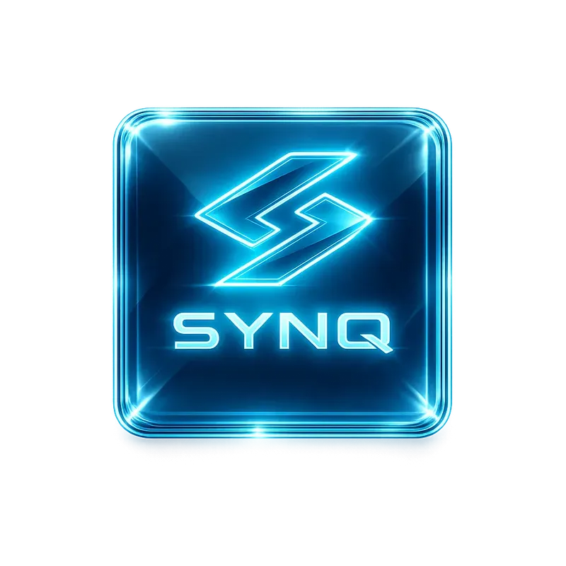 Neon Glass Logo Badge Generator