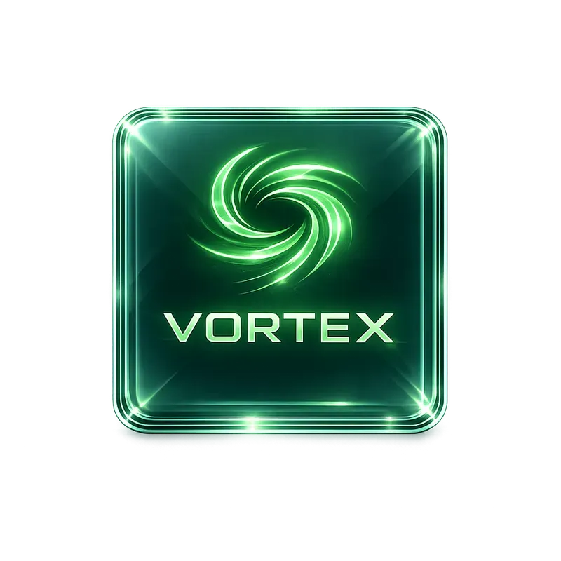 Neon Glass Logo Badge Generator