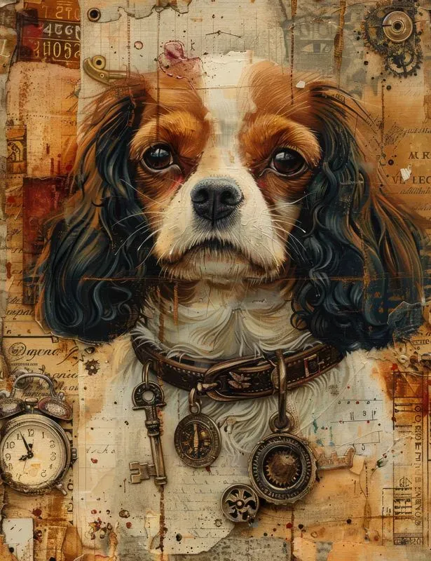 Victorian Steampunk Dog Junk Journals