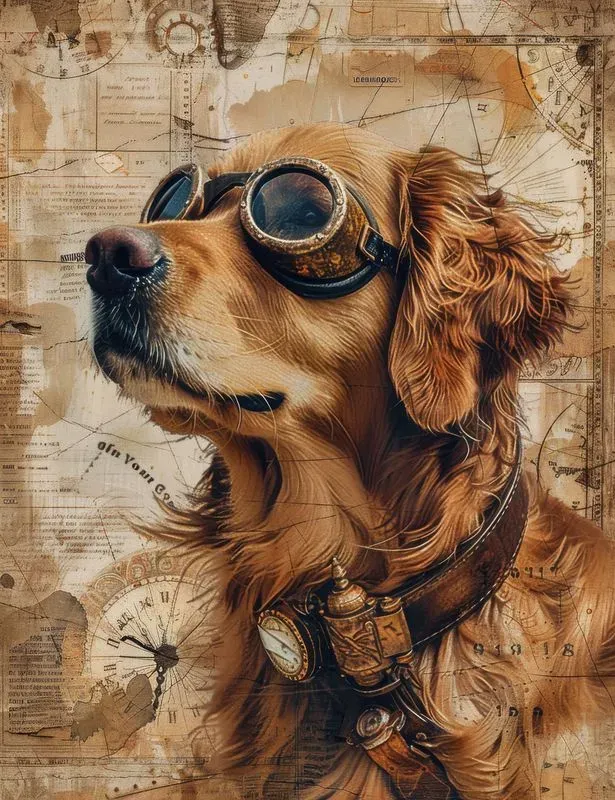 Victorian Steampunk Dog Junk Journals