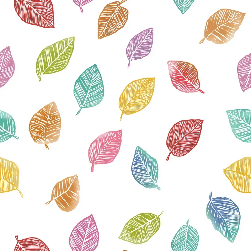 Vintage Floral Stamp Seamless Patterns