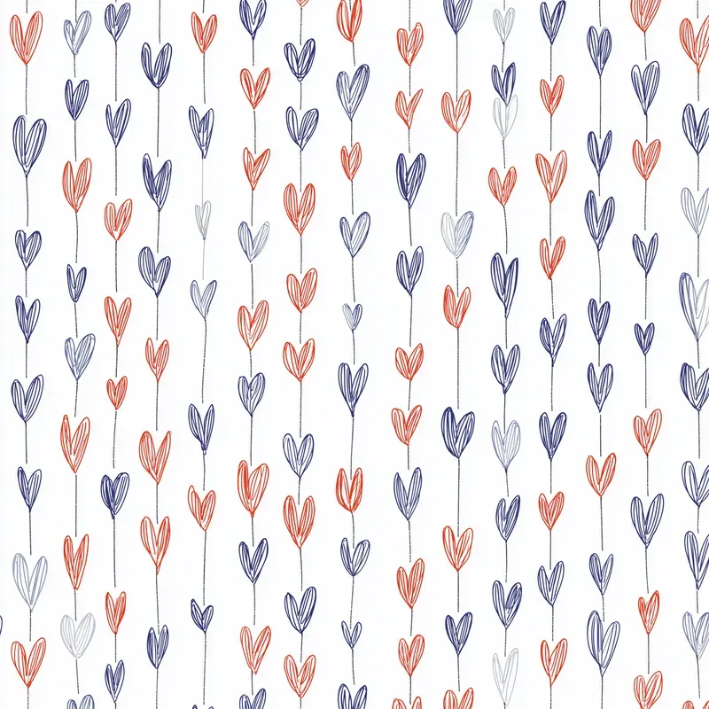 Vintage Floral Stamp Seamless Patterns