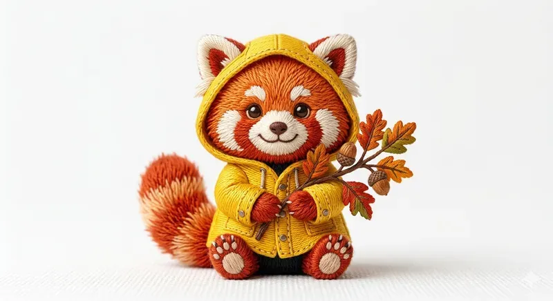 3D Puffy Embroidery Cute Character Creations