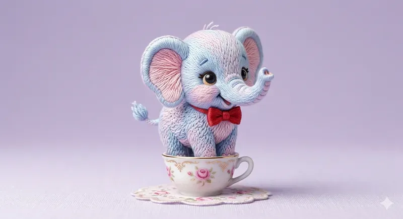 3D Puffy Embroidery Cute Character Creations
