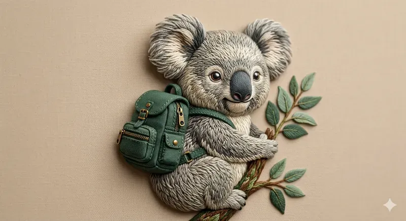 3D Puffy Embroidery Cute Character Creations
