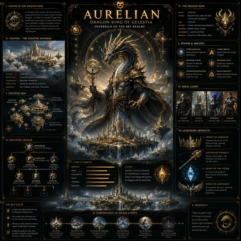 Dark Infographic Poster Generator