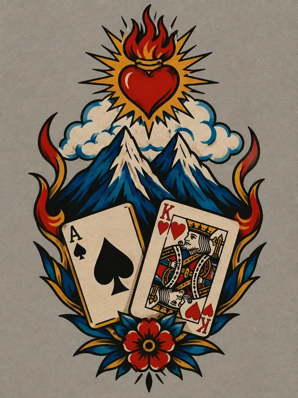 Classic Sailor Jerry Tattoo Flash Sheets