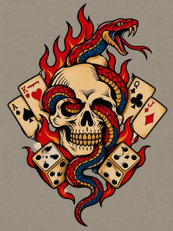 Classic Sailor Jerry Tattoo Flash Sheets