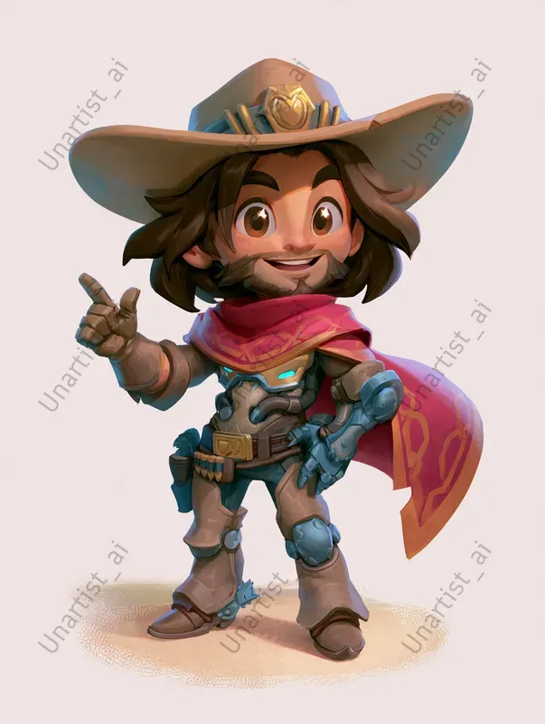 Overwatch Chibi Character Designs
