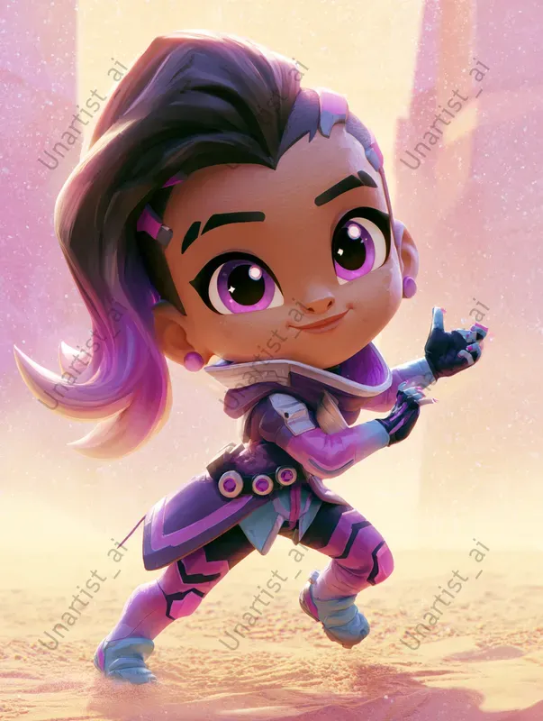 Overwatch Chibi Character Designs