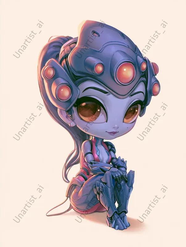 Overwatch Chibi Character Designs