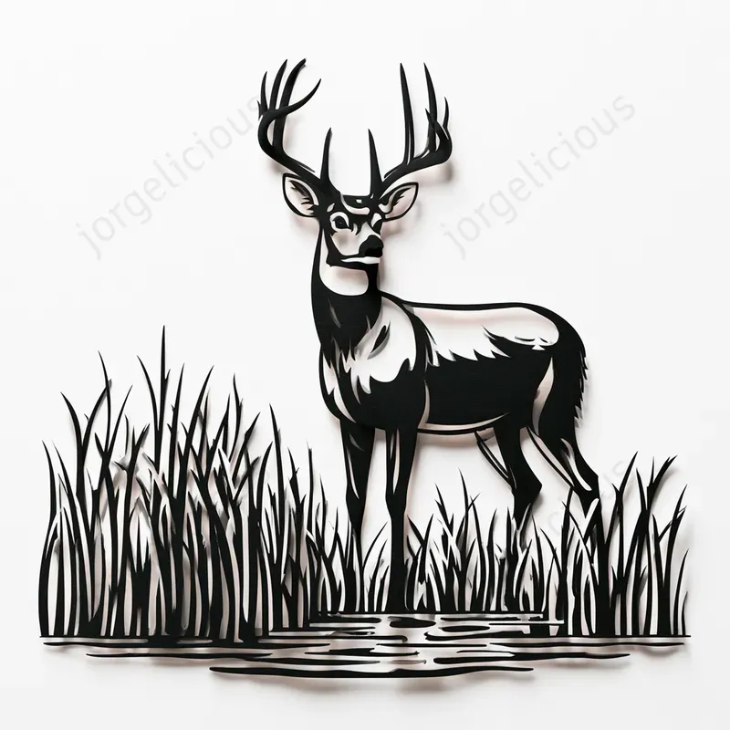 Papercut Silhouette Illustrations