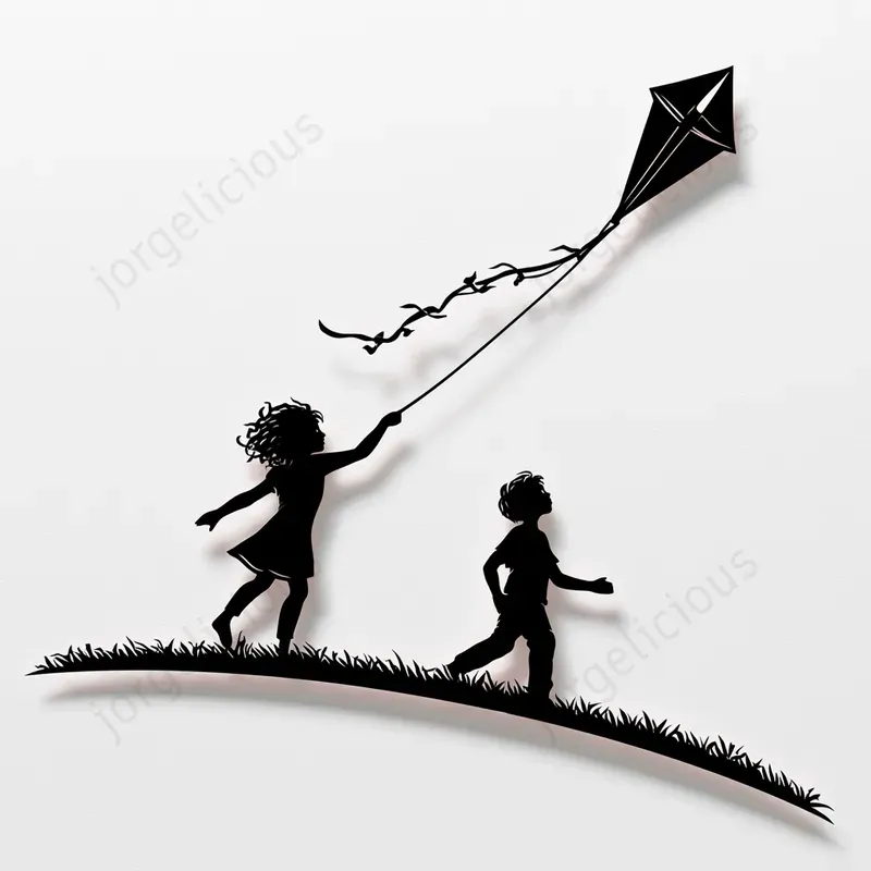 Papercut Silhouette Illustrations