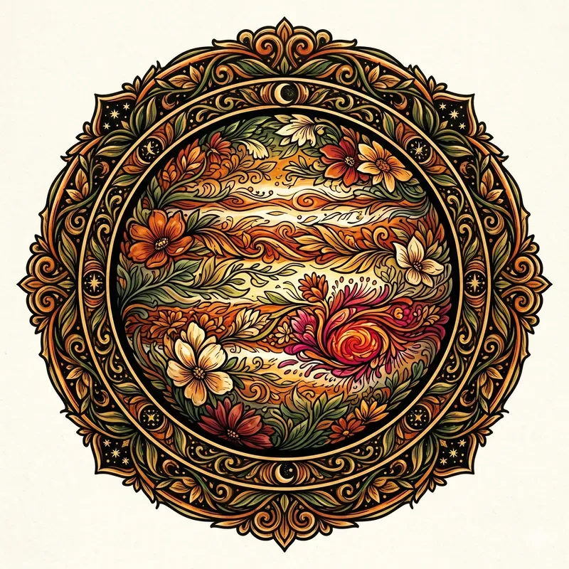 Celestial Botanical Emblems