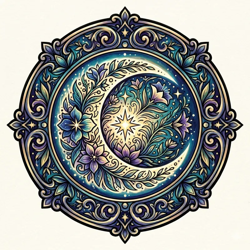 Celestial Botanical Emblems