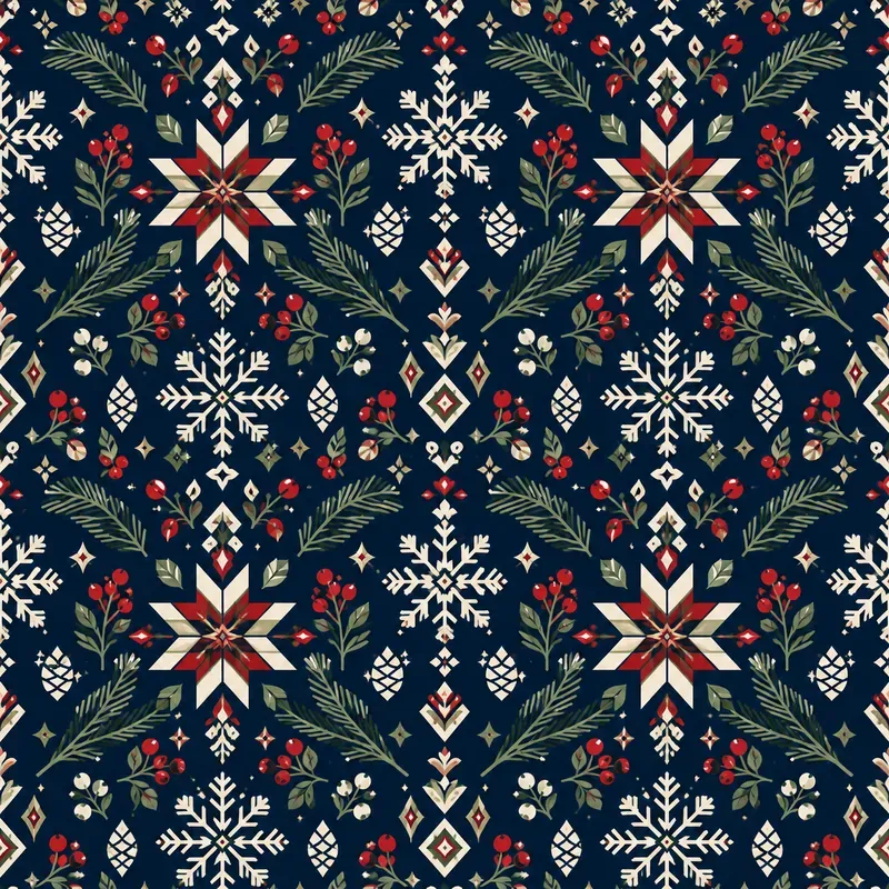Nordic Christmas Patterns