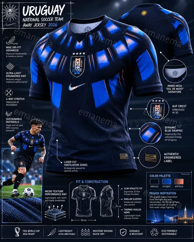 Soccer Teams Away Jerseys World Cup