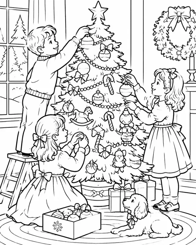 Nostalgic Christmas Coloring Books