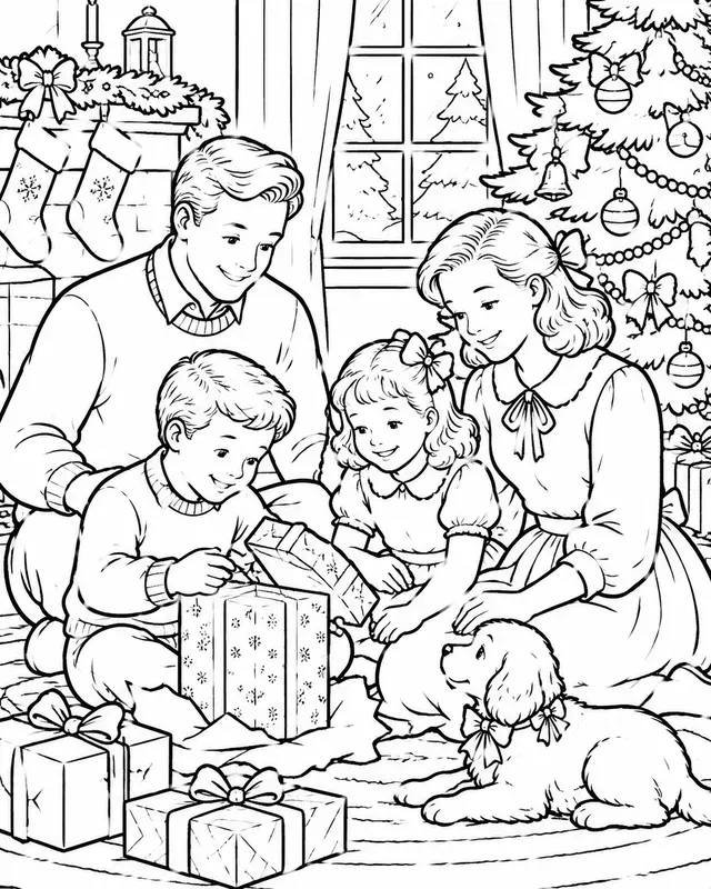 Nostalgic Christmas Coloring Books