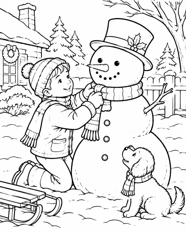 Nostalgic Christmas Coloring Books