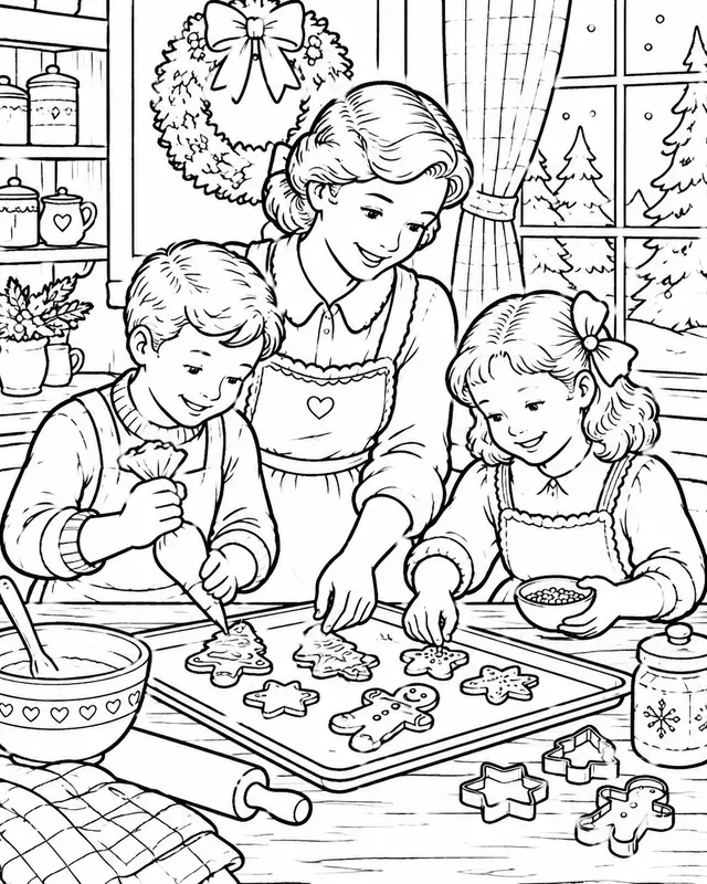 Nostalgic Christmas Coloring Books