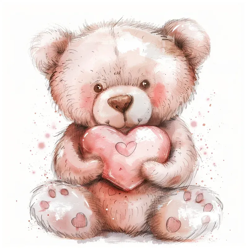Nursery Animals Valentine Clipart