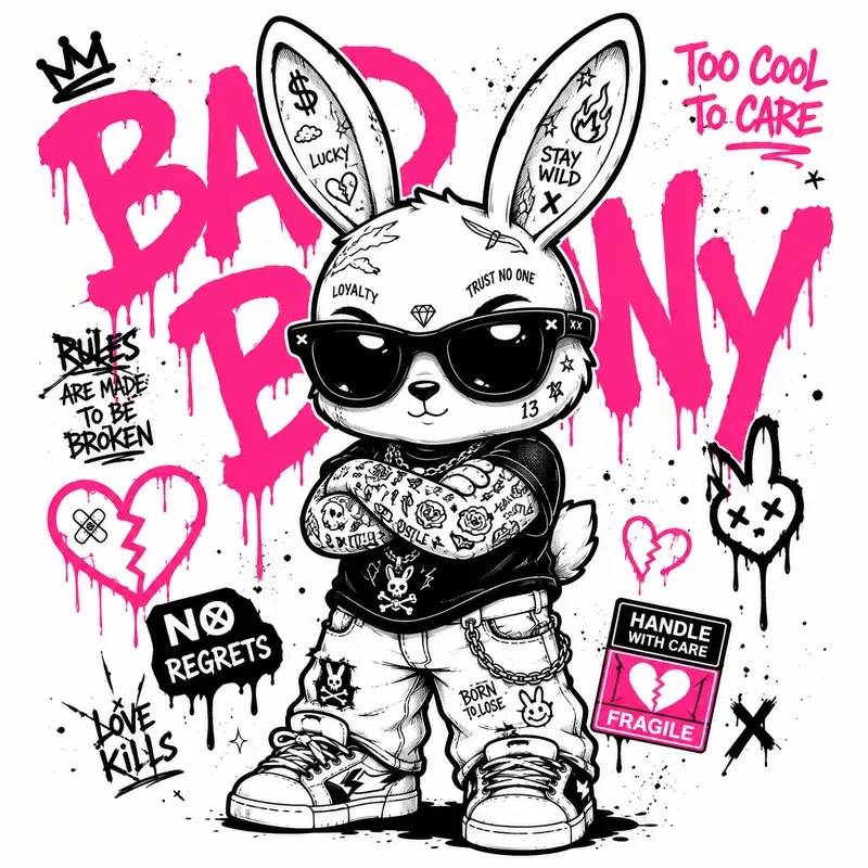 Tattoo Toy Animal Streetwear Bundles