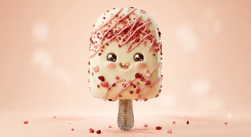 3D Kawaii Ice Cream Bar Mascots