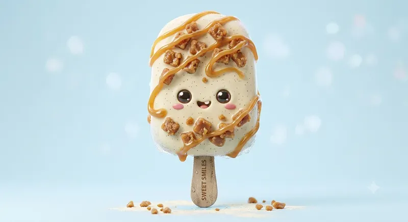 3D Kawaii Ice Cream Bar Mascots