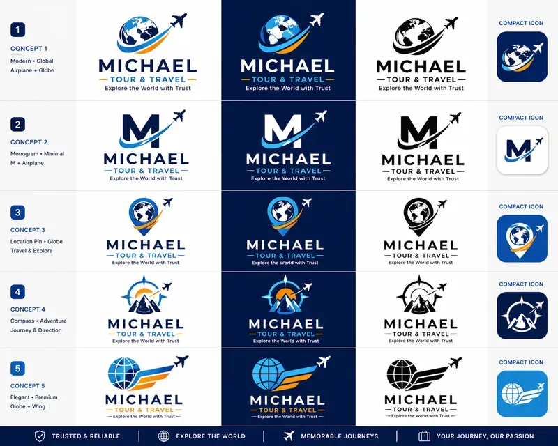 Vibrant Startup Logos