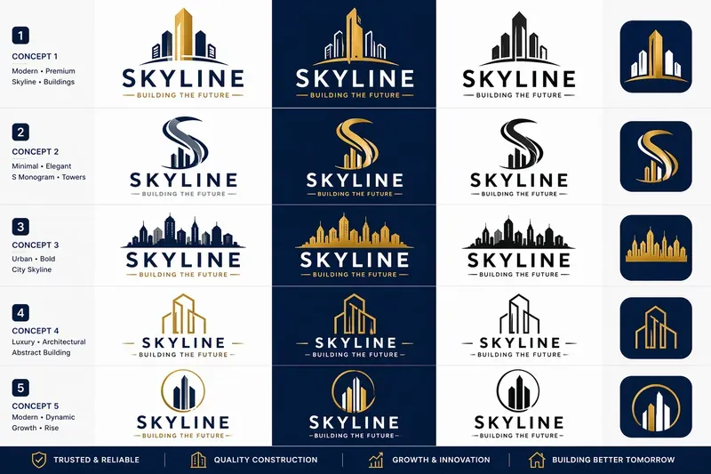 Vibrant Startup Logos